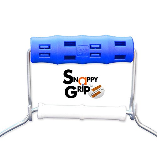 Snappy Grip Bucket Wrangler - Ergonomic Handle Hook, Royal Blue