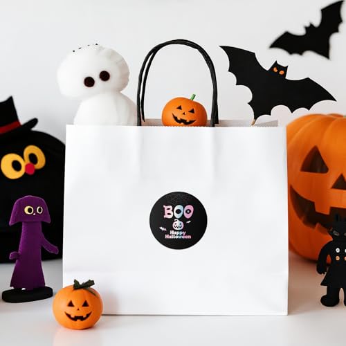 Happy Halloween Stickers - 60Pcs Self-Adhesive 2-Inch Labels