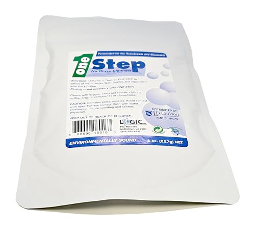 One Step No-Rinse Cleanser for Beer and Wine Equipment - 8 oz