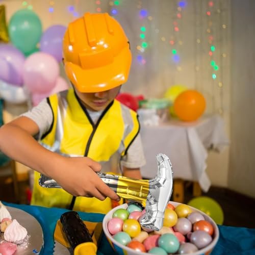 Hammer and Drill Balloons - 10 Pack Inflatable Party Decorations