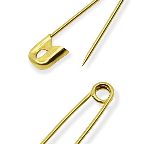Dritz Safety Pins Size 00 (15-Count) - Brass, Rust Resistant