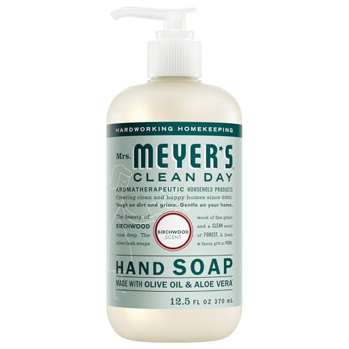 Mrs. Meyer's Clean Day Liquid Hand Soap, Birchwood Scent, 12.5 Fl Oz