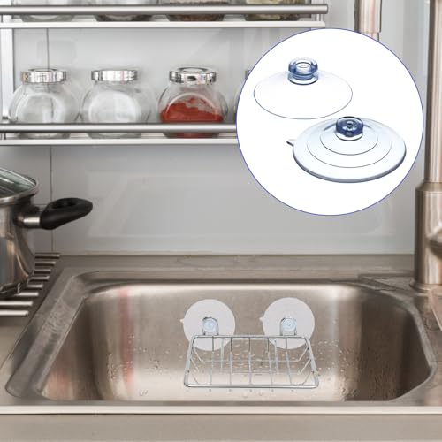 Suction Cup Sponge Holder Replacement Set - 8 Pcs, 2 & 2.5 Inch