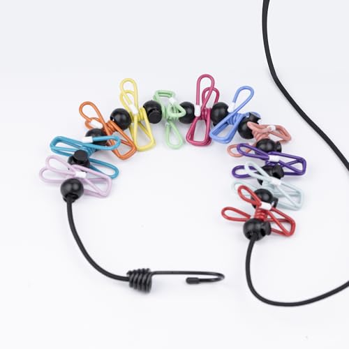 Karebeen Retractable Clothesline - Portable Black Rope for Travel