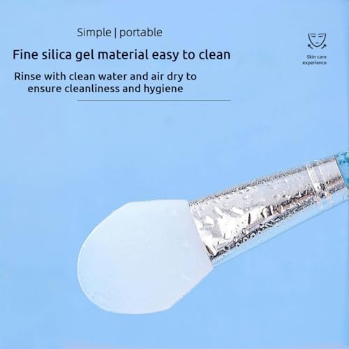 Silicone Face Mask Brush Set - 4 PCS Facial Applicator Tools
