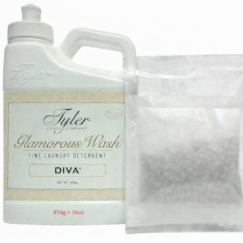 Tyler Candle Glamorous Liquid Laundry Detergent & Scented Sachet Set, 16 Fl oz
