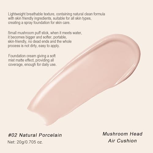 FREEORR Mushroom Head Air Cushion BB Cream & Concealer Foundation