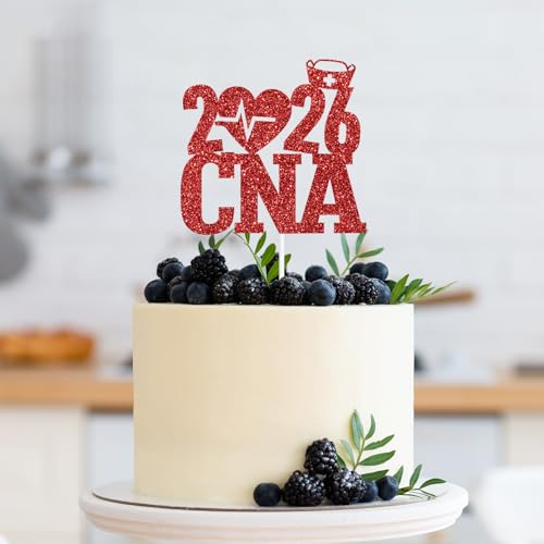 Congrats Nurse Cake Topper for CNA Graduation 2026