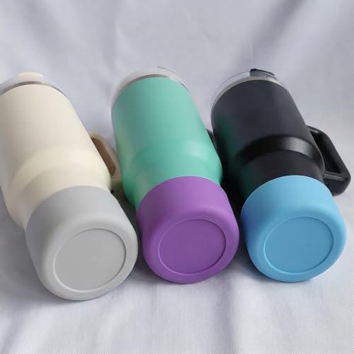 Silicone Bottom Bumper for Stanley 40 oz Tumbler - Light Grey