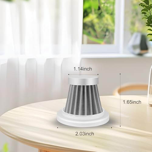 2-Pack Washable Steel Replacement Filters for Handheld Car Vacuum Cleaners