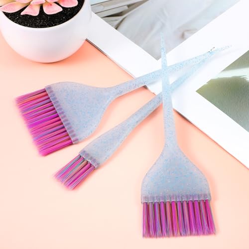 LXUEJIE 3-Piece Hair Dye Brush Set - Professional Salon Color Applicators