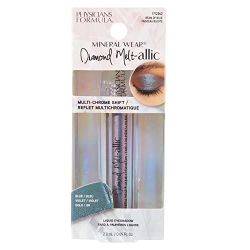 Physicians Formula Mineral Wear Diamond Metallic Liquid Eyeshadow - Beam of Blue