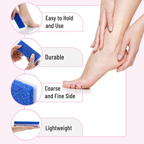 Slick Natural Pumice Stone Foot Callus Remover 4-Pack