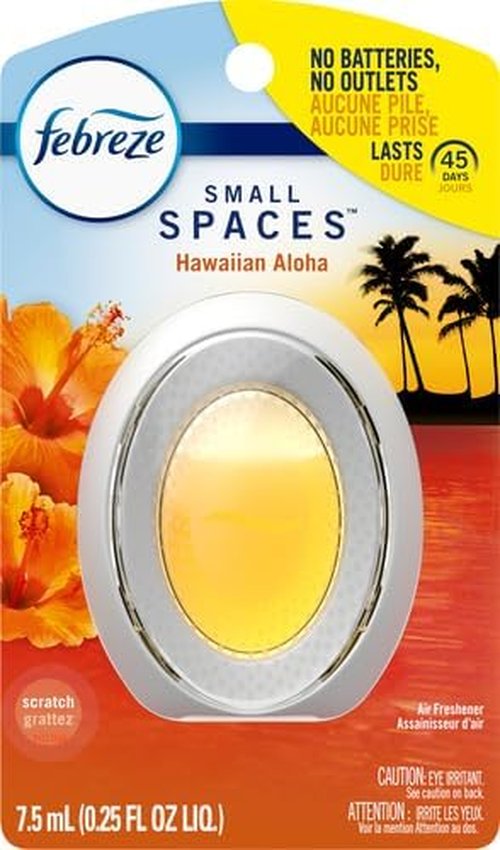 Febreze Small Spaces Air Freshener - Hawaiian Aloha Scent | 0.25 Fl. Oz. for Freshness