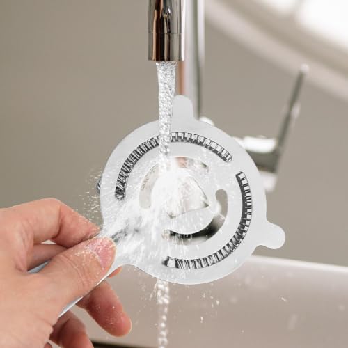 Stainless Steel Cocktail Strainer - 2 Pack High Density Spring Bar Tool