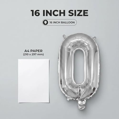 Number 10 Foil Mylar Balloon - 16 Inch Birthday Decoration