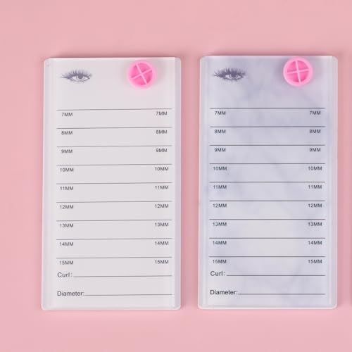 Acrylic Eyelash Extension Pallet Holder with Glue Cup Hole and Scale