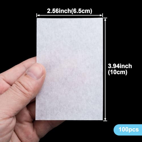Pndeyo 100pcs Hair Perm End Papers, Heat Resistant Curling Papers