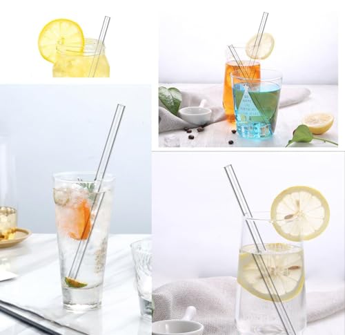 Replacement Straws for 40 oz Stanley Quencher ProTour Tumbler - 8 Pack with 2 Cleaning Brushes