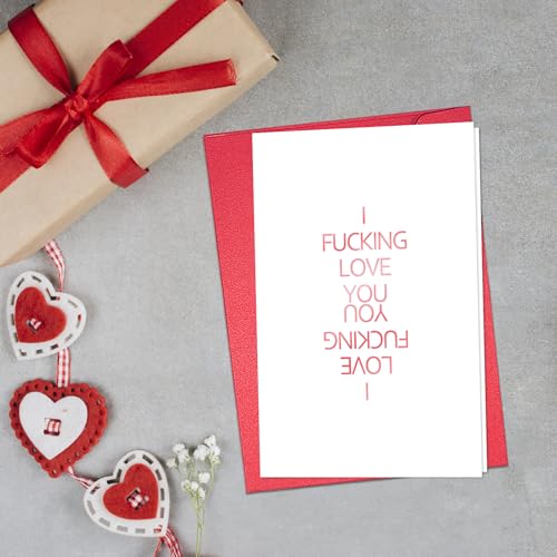 Funny Birthday & Anniversary Card for Him/Her - Humorous Love Note