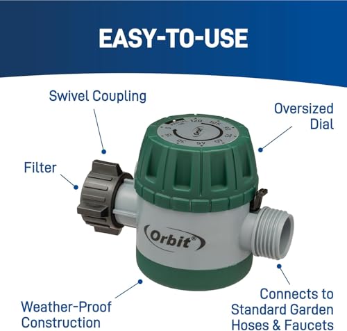 Orbit Mechanical Watering Hose Timer - 6-Pack, Colors May Vary