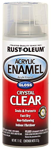 Rust-Oleum Automotive Acrylic Enamel Spray, Clear - 12oz Fast-Drying Paint
