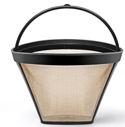 BRENSTEN #4 Cone Reusable Coffee Filter for Cuisinart Coffee Makers