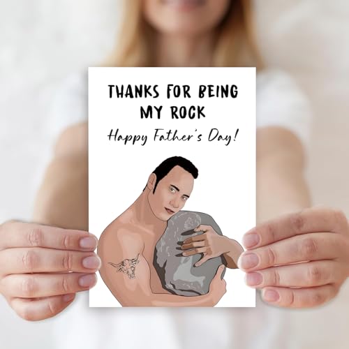 Funny Father's Day Card for Dad - Cute Thank You Gift from Kids