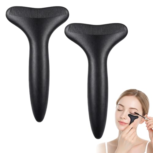 Tweruna Silicone Mascara Shield Applicator Guard (2 Pack Black)