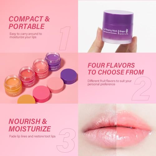 Sokgo Hydrating Sleeping Lip Mask Berry Overnight Moisture Treatment