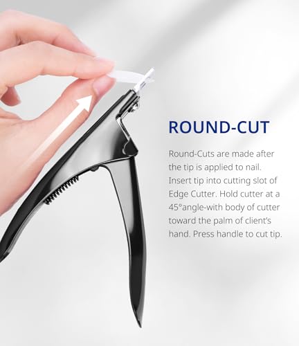 AIRSEE Professional Stainless Steel Acrylic Nail Clippers - Adjustable False Nail Cutter