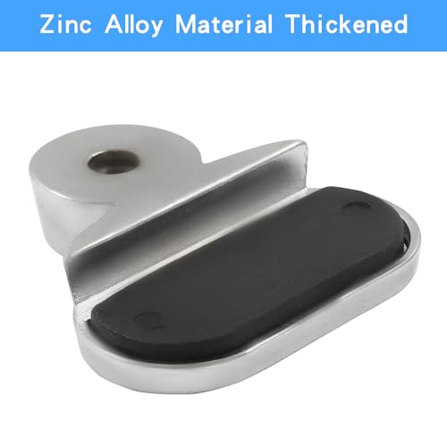 Zinc Alloy Mirror Hanging Clips - 4 Pack Mounting Kit for Frameless Mirrors