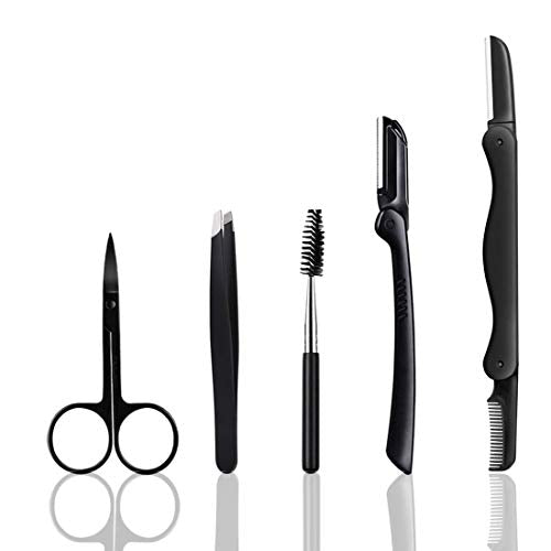 Summer Lemon 5-in-1 Professional Eyebrow Grooming Kit and Trimmer Set