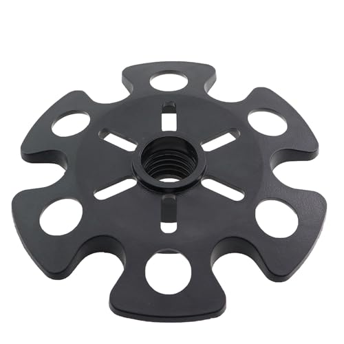 2PCS Trekking Pole Snow Baskets Universal Accessories for Walking Sticks Anti Sink Tips Horseshoe Foot Plastic Protectors and Replacement Tips for Trekking Poles in Black