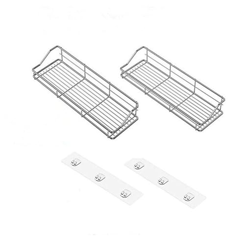 IWONEDY 2-Pack Shower Shelf Adhesive Strips, Waterproof & No-Drill