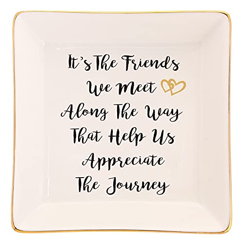 Ceramic Ring Trinket Dish - Long Distance Friendship Gift