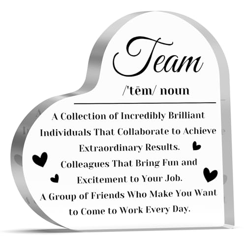 Inspirational Acrylic Sign for Team Appreciation Gifts