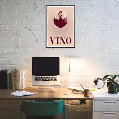 Retro Italian Drink Canvas Poster - Champagne & Cocktail Art