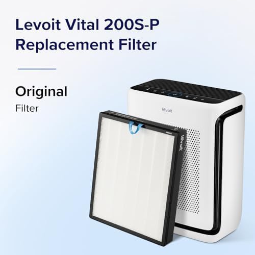 Levoit Vital 200S-P Air Purifier Replacement Filter - HEPA & Activated Carbon, Removes Allergens & Odors | 1 Pack