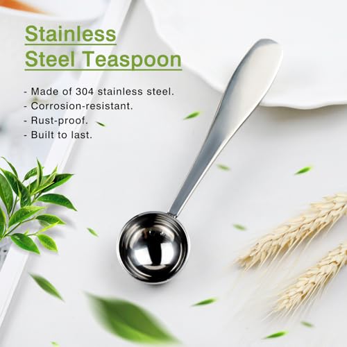 Premium Stainless Steel Tea Scoop – 1.5 tsp Measuring Spoon for All Teas