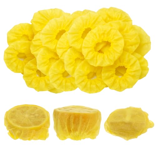100 Lemon Wedge Stretch Covers for Seedless Juice Squeezing