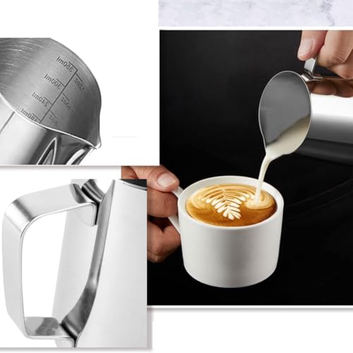 12oz Stainless Steel Milk Frother Pitcher for Latte Art