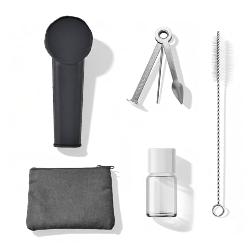 Eco-Friendly Capped Straw Accessories Set with Storage Bag