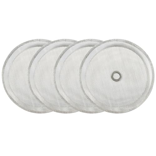 Reusable Stainless Steel French Press Filters - 4 Pack, 4 Inch