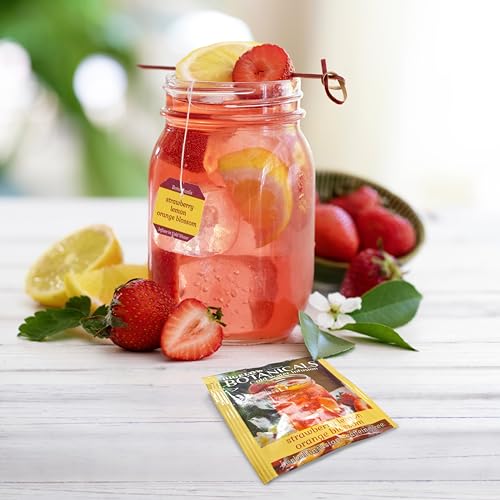 Bigelow Botanicals Strawberry Lemon Orange Blossom Tea - 18 Bags (Pack of 6)