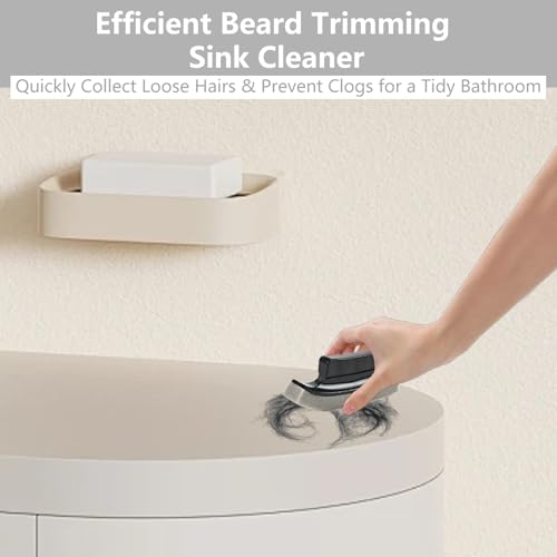 Beard Sponge for Sink - Ergonomic Hair Cleaner for Beard Trimmings