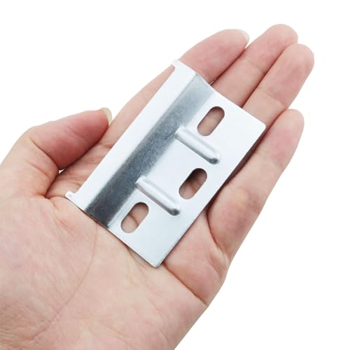HJGarden 4-Pack Kitchen Cabinet Mounting Brackets - Heavy Duty Iron