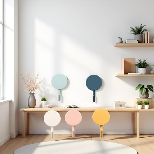 5 Colorful Self-Adhesive Hooks for Home Storage & Organization