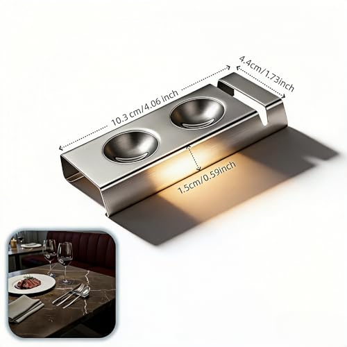 304 Stainless Steel Utensil Caddy with Knife Slot - Dishwasher Safe