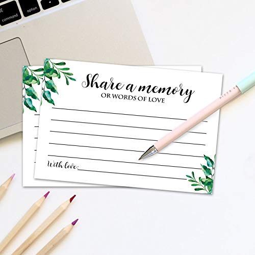50 Share a Memory Cards - 4x6 for Celebrations & Memorials